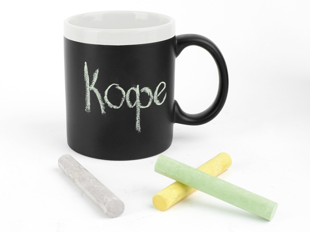 Кружка с покрытием для рисования мелом Да Винчи