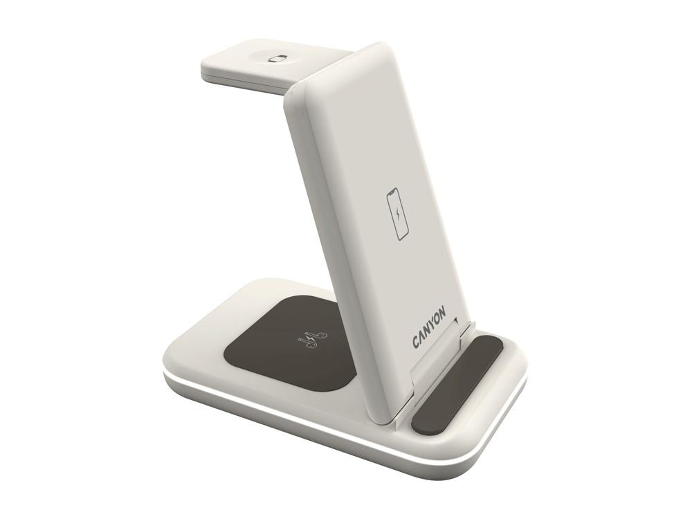 Беспроводное зарядное устройство 3-в-1 WS-304, 15 Вт