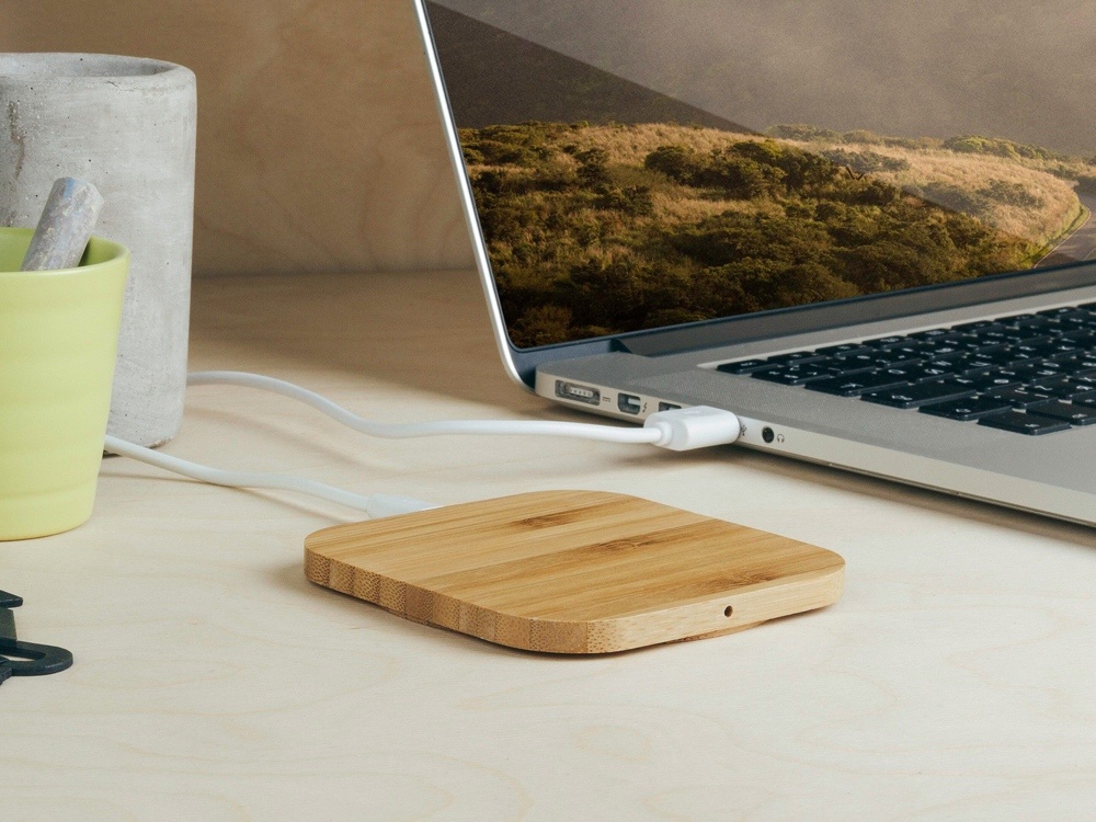 Беспроводное зарядное устройство NEO Q5 Quick, 10 Вт, дерево