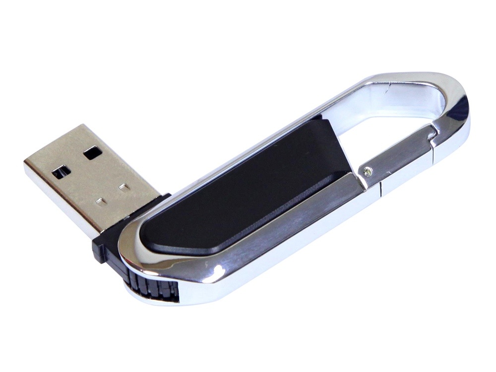 Флеш-накопитель USB 2.0 объемом 8 ГБ в форме карабина