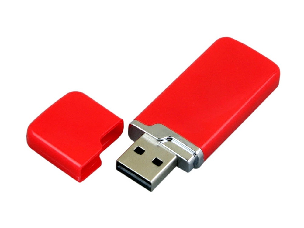 Флеш-накопитель USB 2.0 объемом 8 ГБ с уникальным колпачком