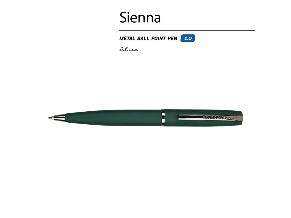 Ручка металлическая шариковая Sienna