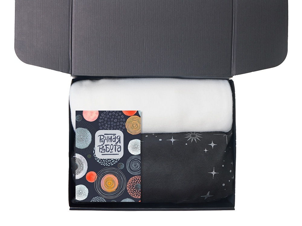 Подарочный набор Re:y. Cocoon с пледом, свечой и диффузором