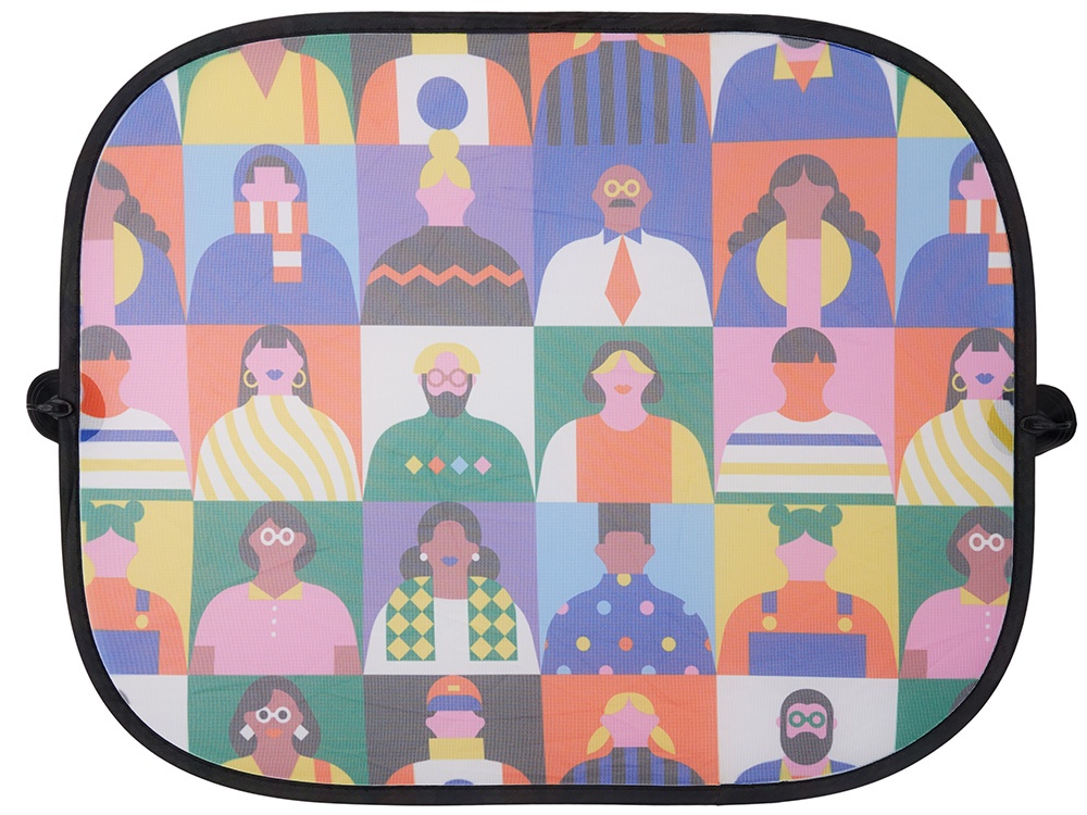 Комплект из 2-х автомобильных солнцезащитных экранов с возможностью полноцветной печати