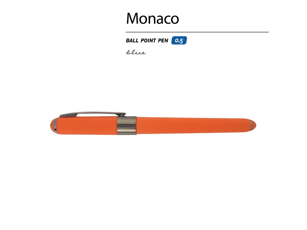 Ручка пластиковая шариковая Monaco