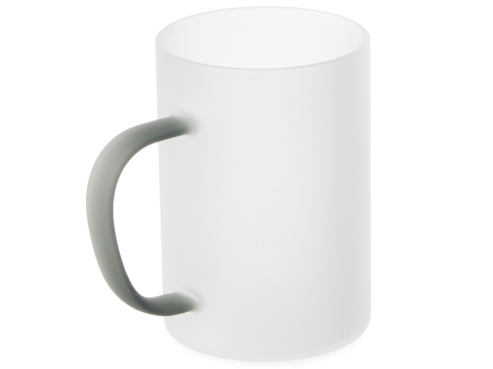 Стеклянная матовая кружка для сублимации Акцент