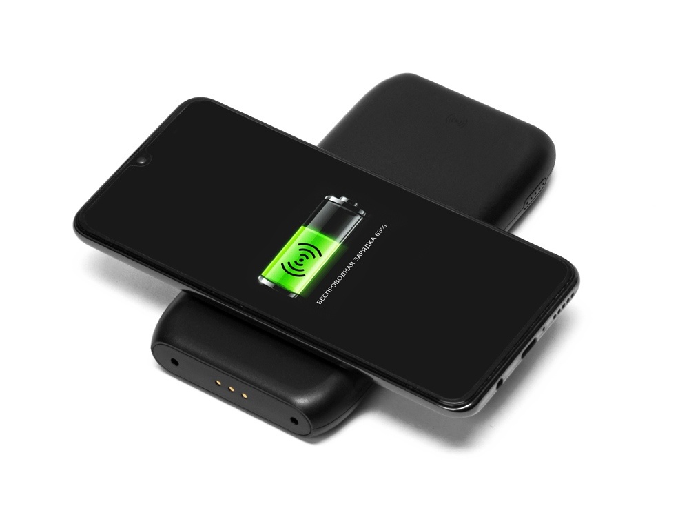Беспроводное портативное зарядное устройство с зарядной станцией UnIQ, 10000 mAh
