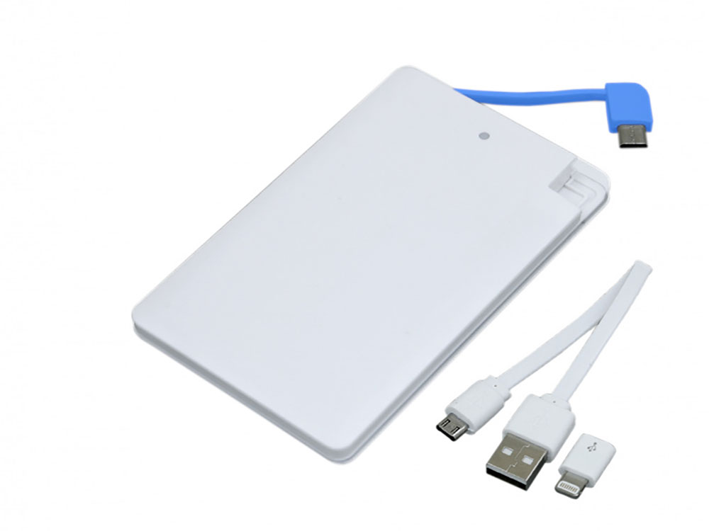 Внешний аккумулятор в форме карты Trunk, 2500 mAh