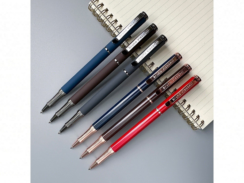 Ручка металлическая шариковая Venezia Pragmatico софт-тач