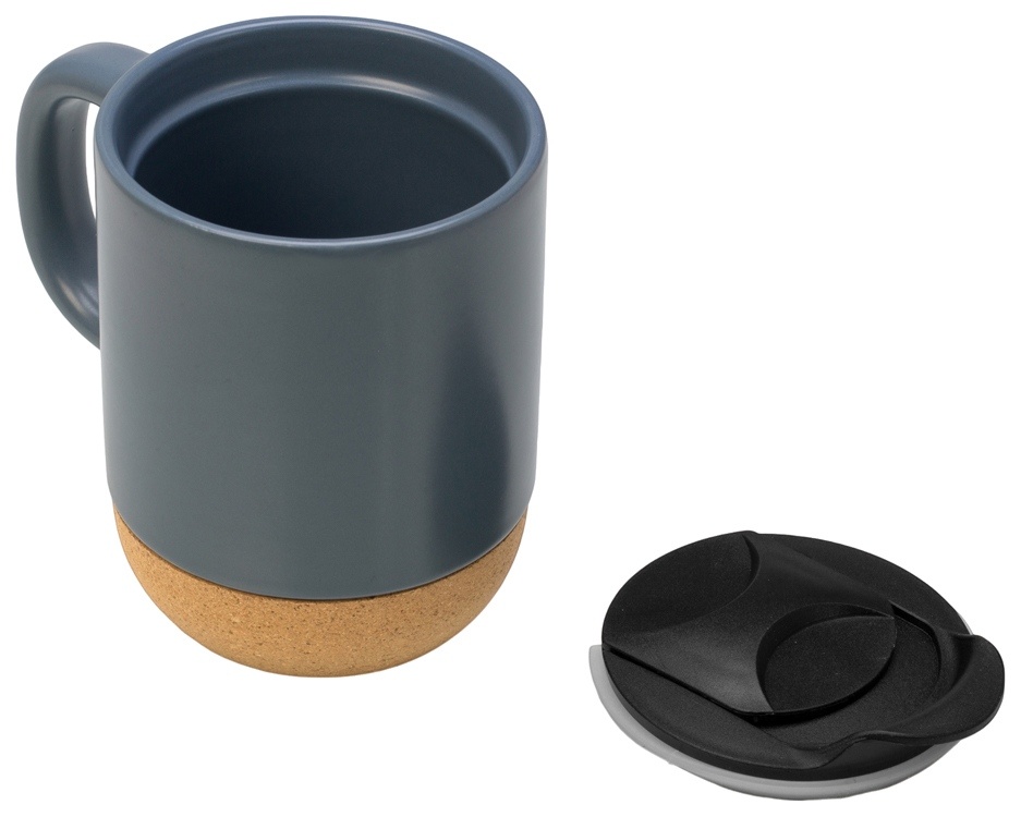 Кружка с пробковым дном и крышкой Denpasar