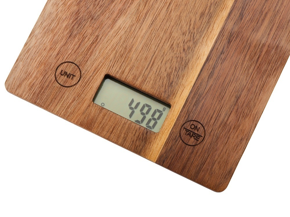 Кухонные весы из акации Home Chef