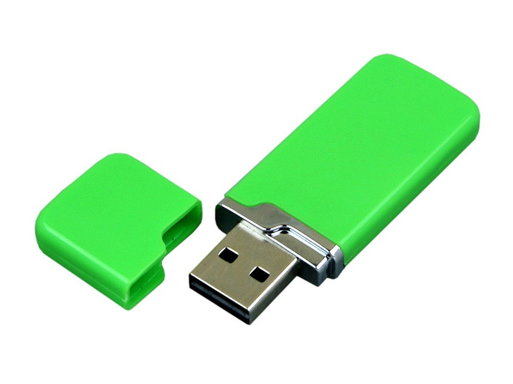 Флеш-накопитель USB 2.0 объемом 8 ГБ с уникальным колпачком