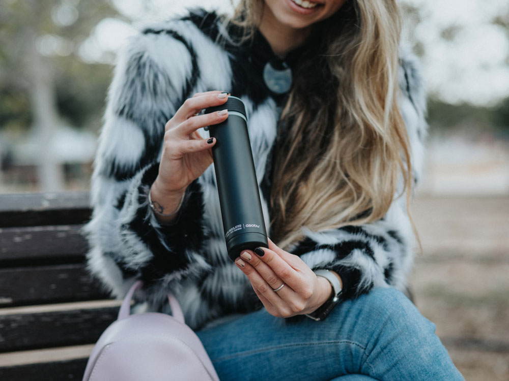 Вакуумный термос с петелькой SKINNY MINI, 230 мл