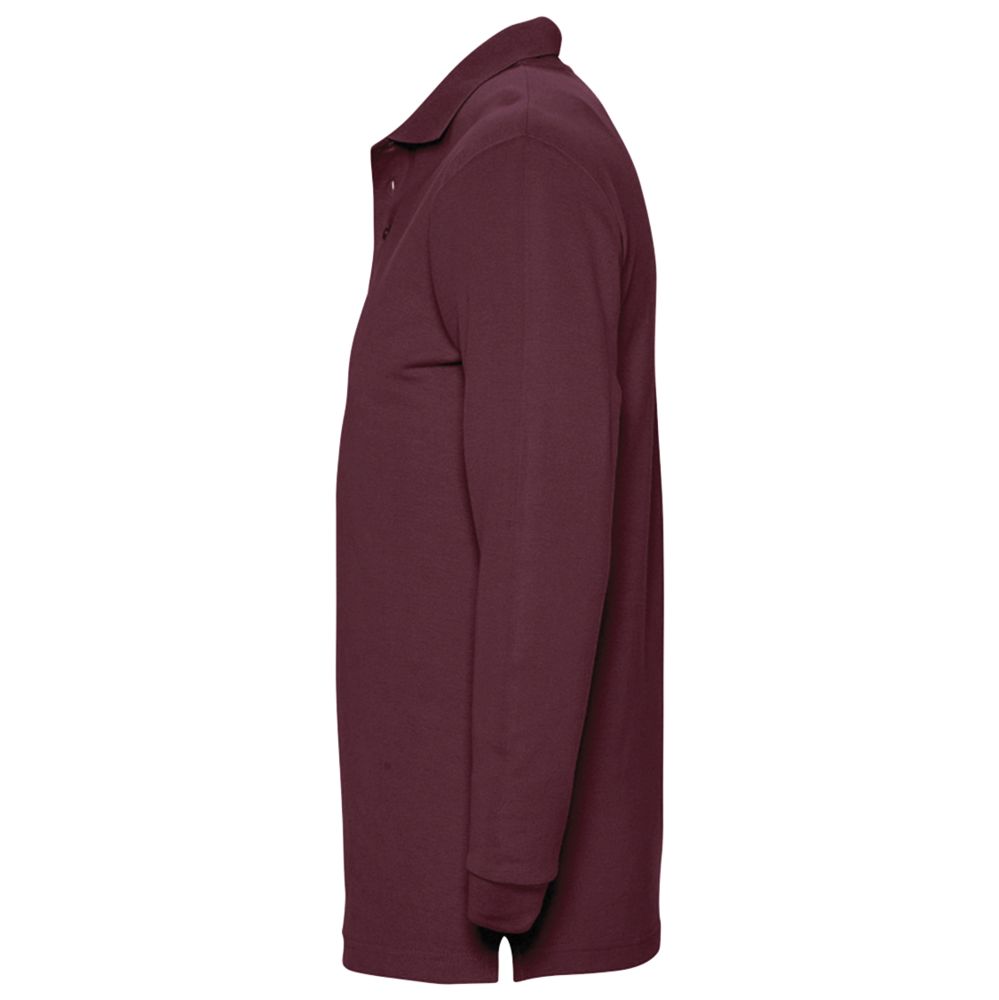 Рубашка поло мужская с длинным рукавом Winter II 210 ярко-зеленая