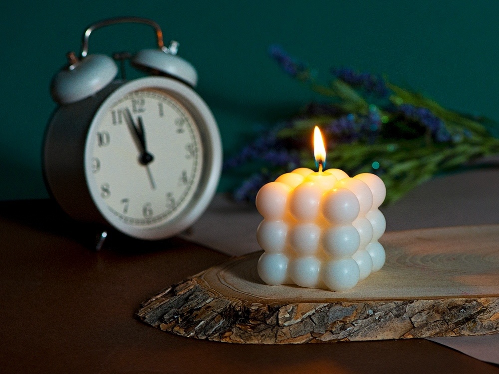 Свеча Bubbles, без отдушки