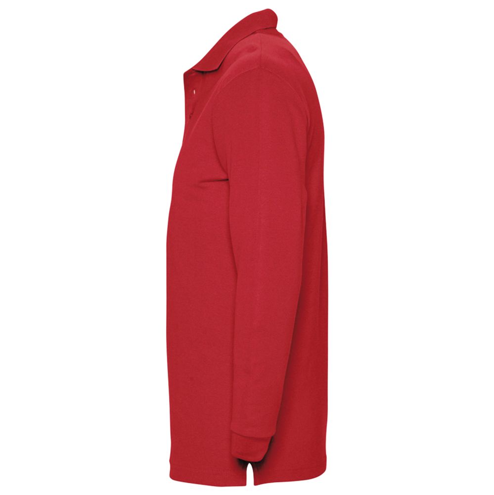 Рубашка поло мужская с длинным рукавом Winter II 210 ярко-зеленая