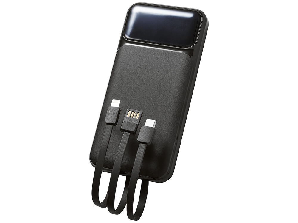 Подарочный набор Tesla с блокнотом А5, ручкой и пауэрбенком на 10 000 mAh