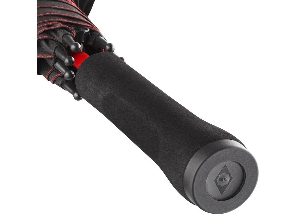 Зонт-трость Colorline с цветными спицами и куполом из переработанного пластика