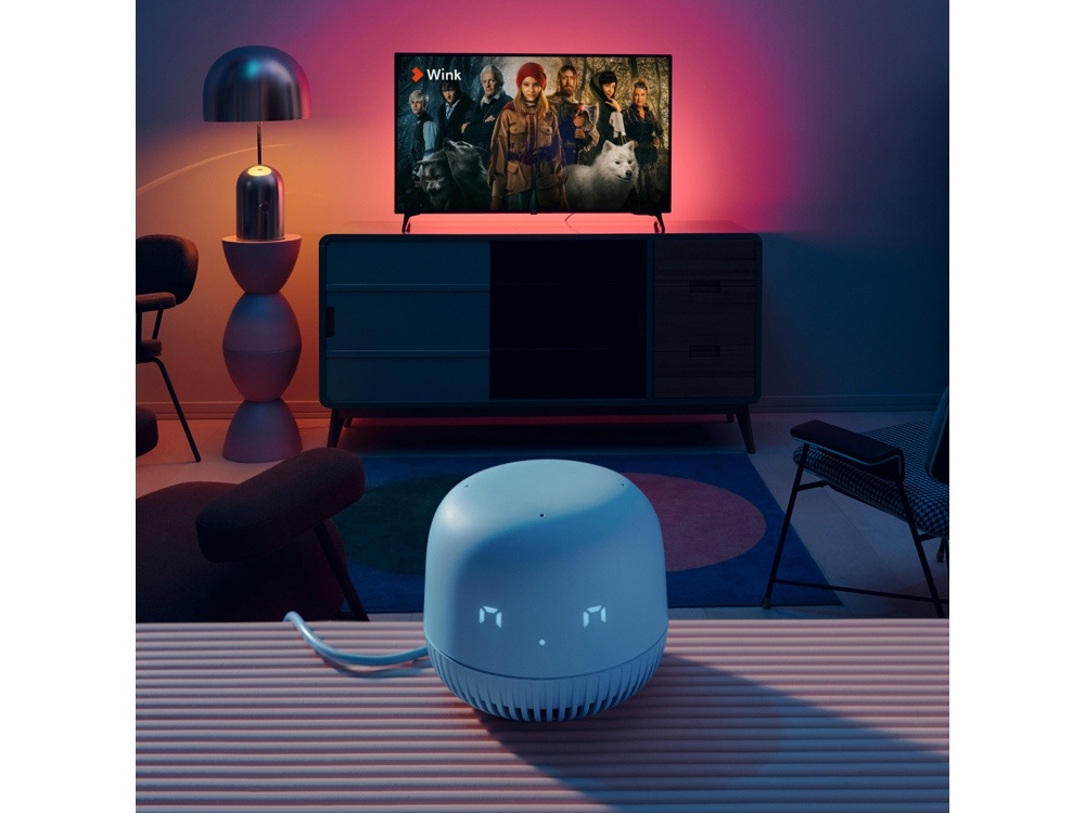 Умная колонка Капсула Нео с голосовым помощником Марусей