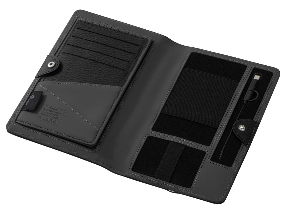 Органайзер с функцией беспроводной зарядки Manner, 5000 mAh