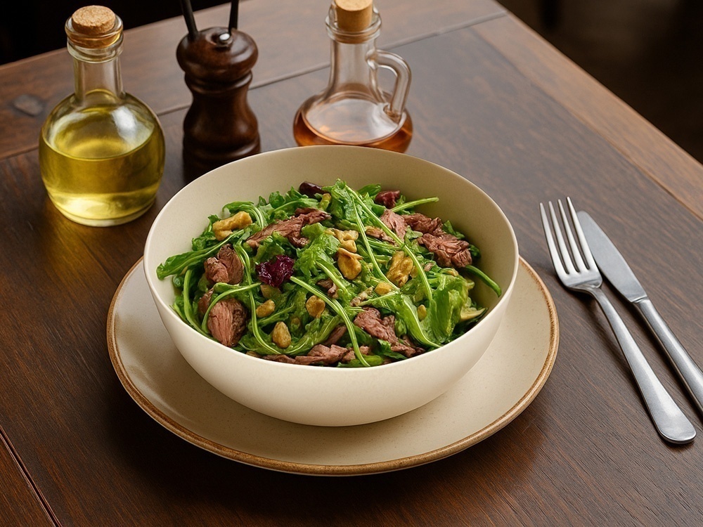 Салатник из натуральных волокон с бамбуковой крышкой Bowl