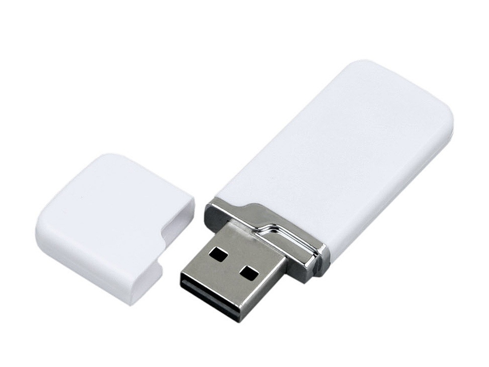 Флеш-накопитель USB 2.0 объемом 8 ГБ с уникальным колпачком