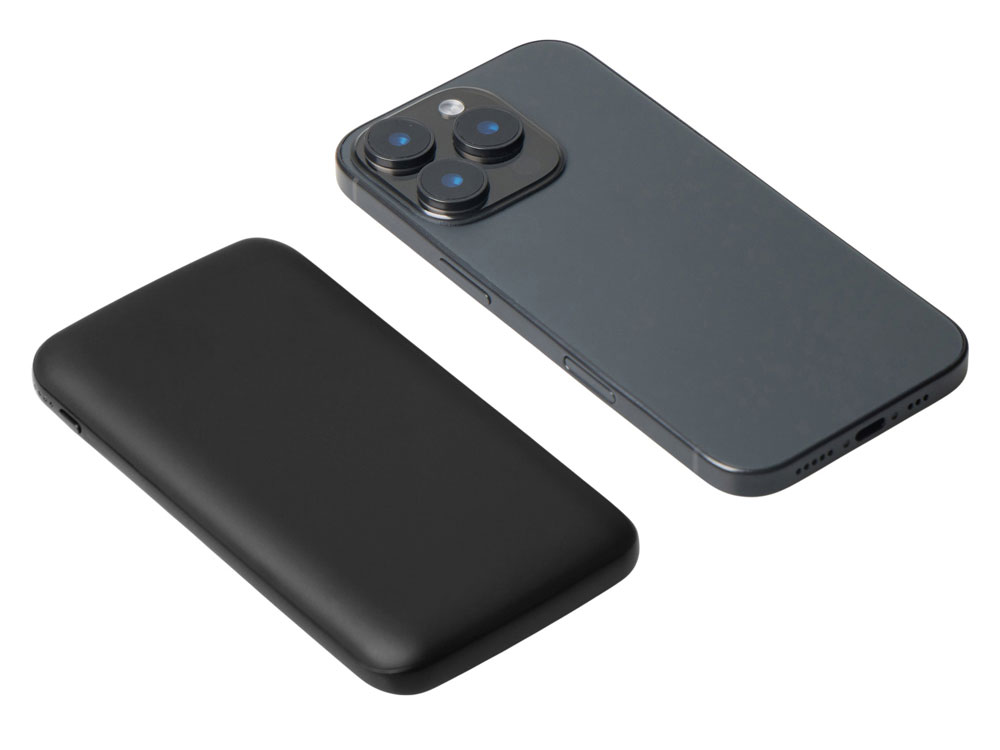 Набор из внешнего аккумулятора и универсального кабеля с подсветкой лого Reserve LED, 10000mAh