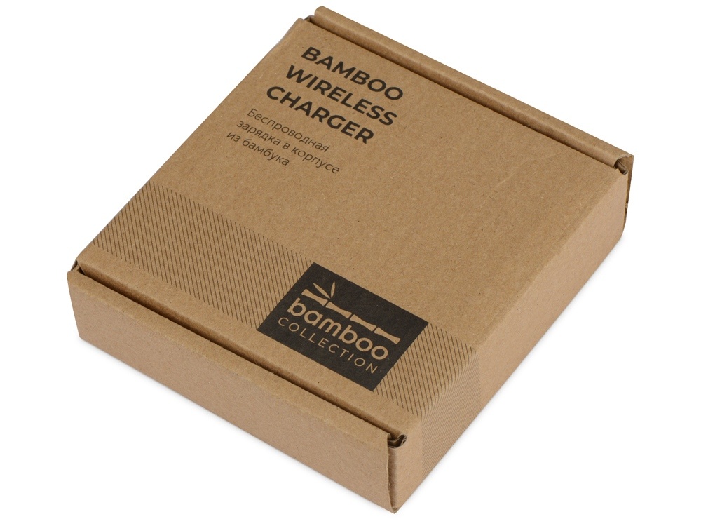 Беспроводное зарядное устройство из бамбука Cap