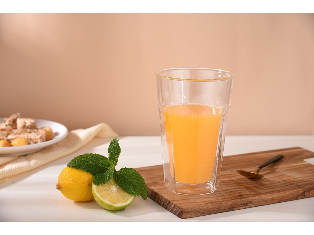 Стакан граненый с двойными стенками Silva