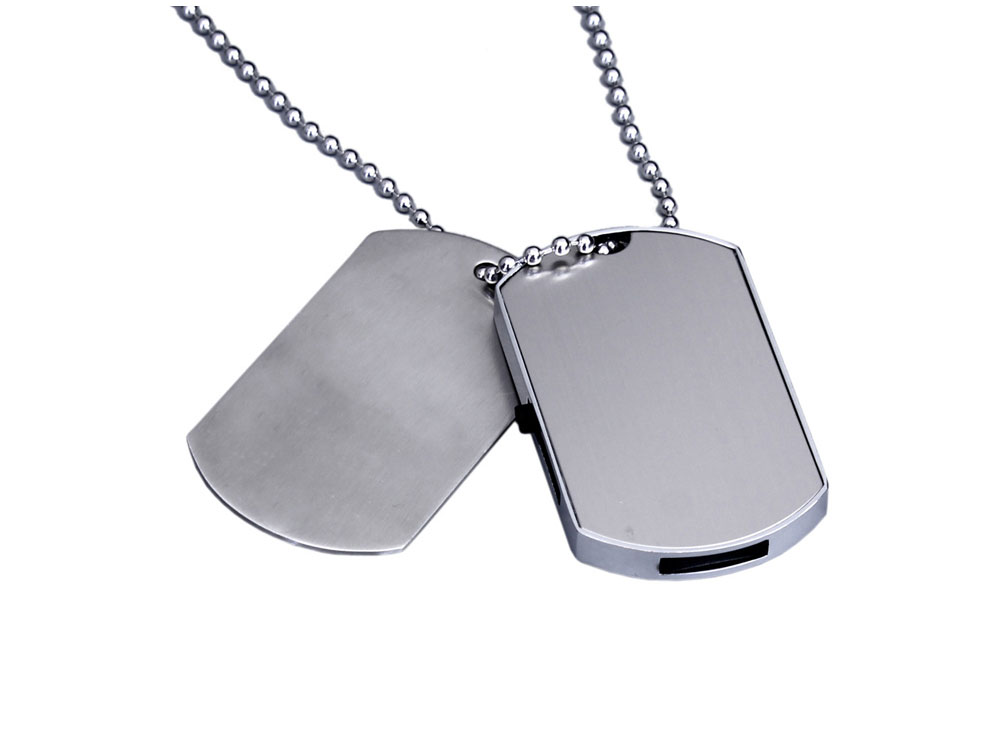 Флеш-накопитель USB 2.0 на 128 Гб в форме армейского медальона