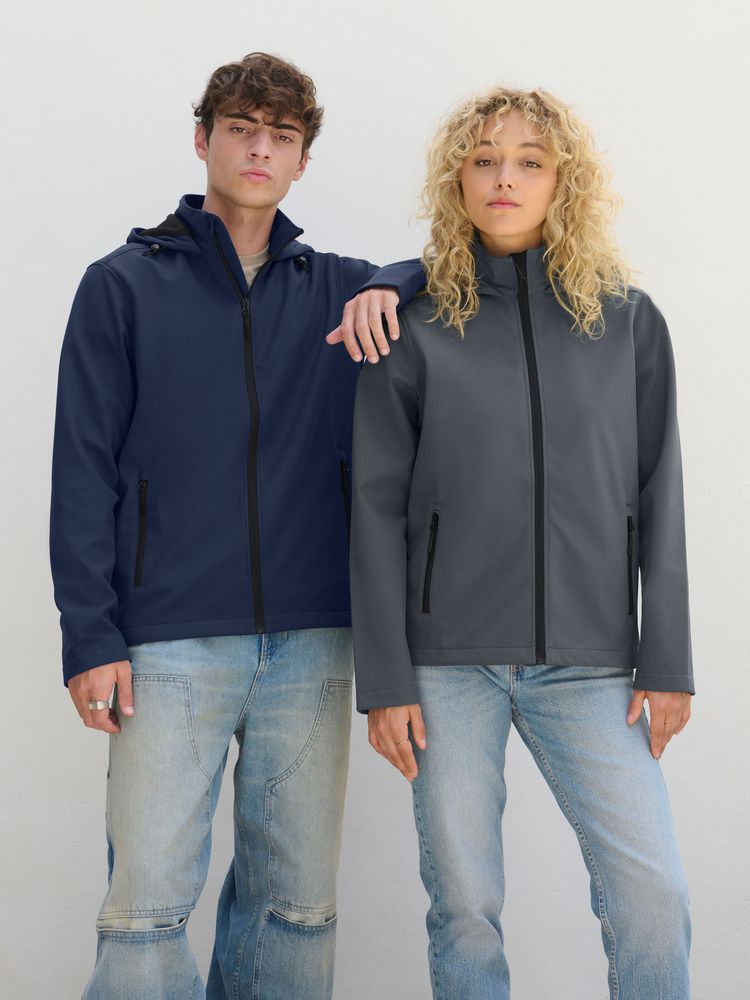 Куртка софтшелл с капюшоном мужская Race Men