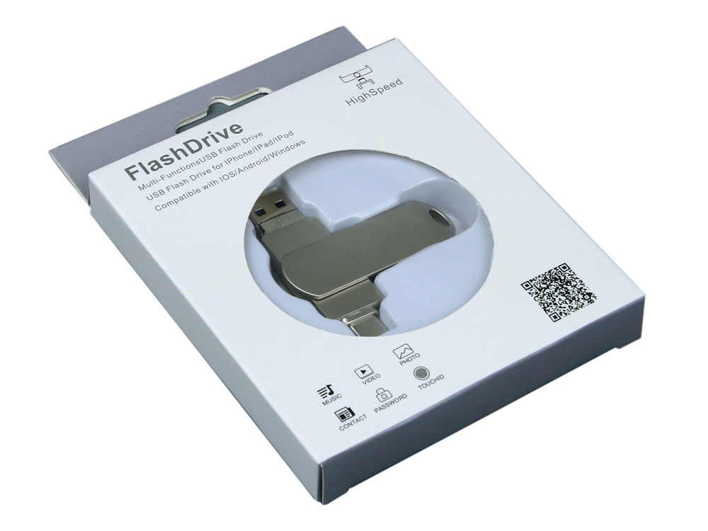 128 Гб 3-в-1 USB 3.0 накопитель для iPhone