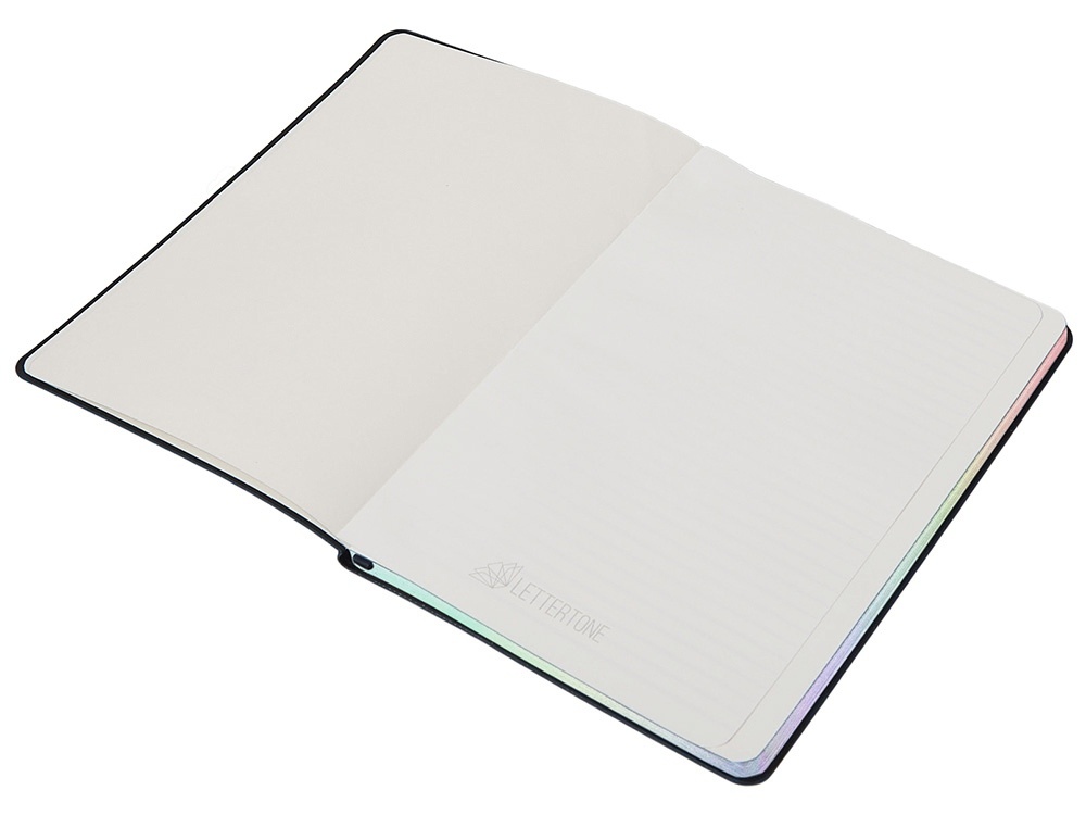 Блокнот А5 в гибкой обложке Fellini с голографическим срезом