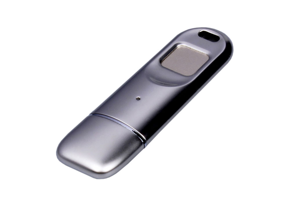 USB 3.0-флешка на 64 Гб со сканером отпечатков пальцев в подарочной упаковке