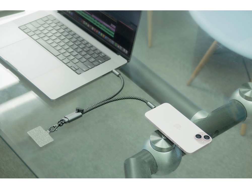 Ремешок-держатель для телефона с зарядным кабелем USB-C - USB-C Lany Wristband Charge Eco