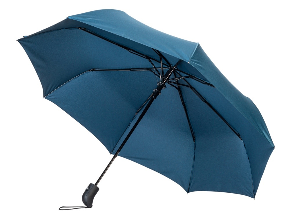 Зонт-полуавтомат складной Roof с куполом из переработанного пластика